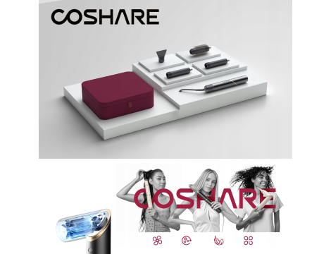COSHARE HS30E InStyle multifunkcyjna suszarka do włosów 1000W | Grafitowa - 4